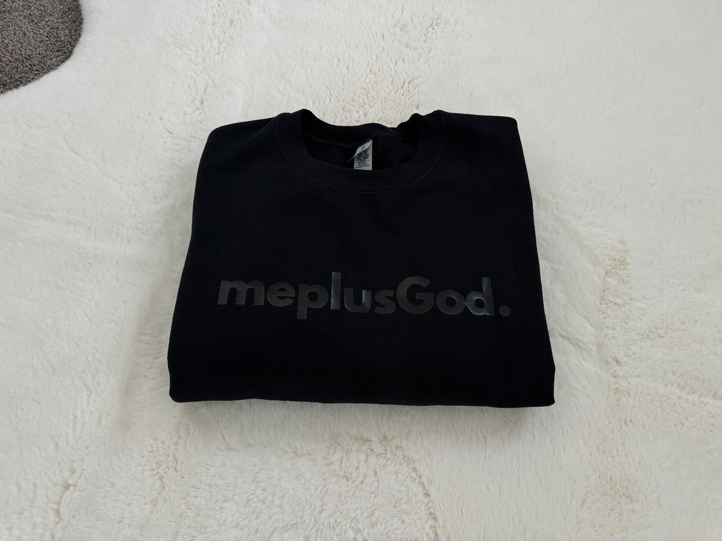meplusGod. Crewneck